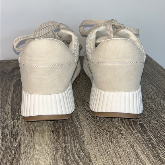Dolce Vita Dolen Sneakers Platform Sandstone Knit - Picture 8 of 12